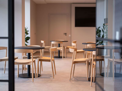 Innenausstattung – Café und Teilhabezentrum Erfurt